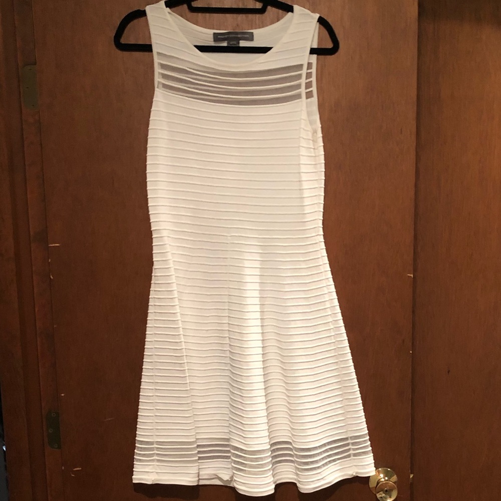 French Connection white dress